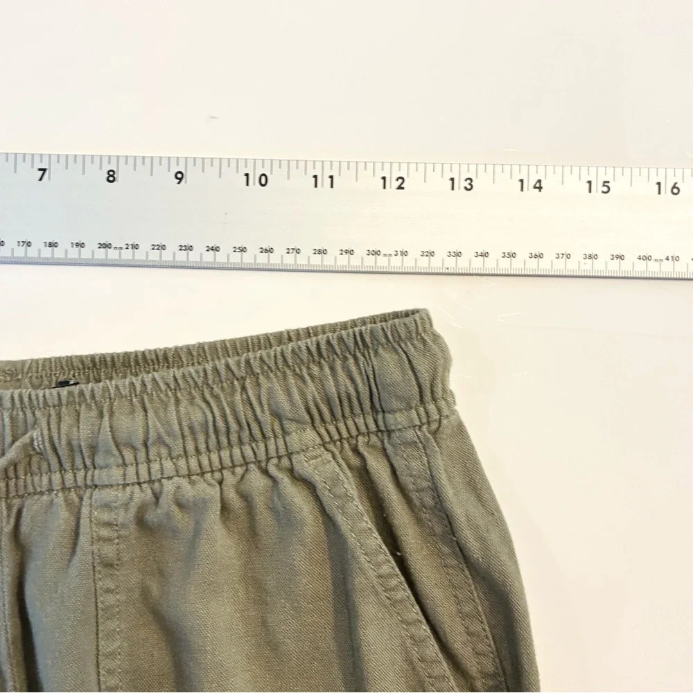 Zara Green Linen Pant XS Boho Indie Casual Summer Breathable Beachy Summer Folk
